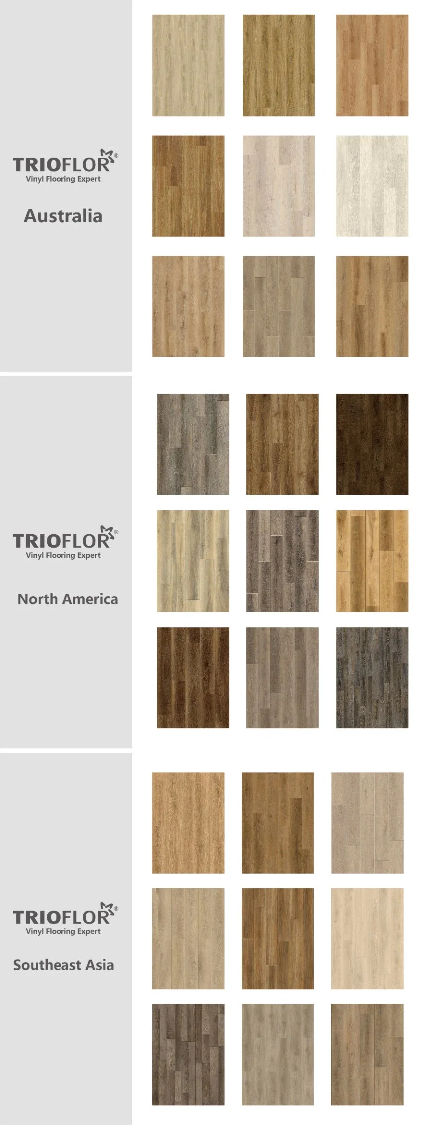 Sound Absorbing Ecofriendly Fireproof Wear Resistant Original/Recycled Lvt/PVC/Lvp/Rvp/Spc Mineral Core Flooring